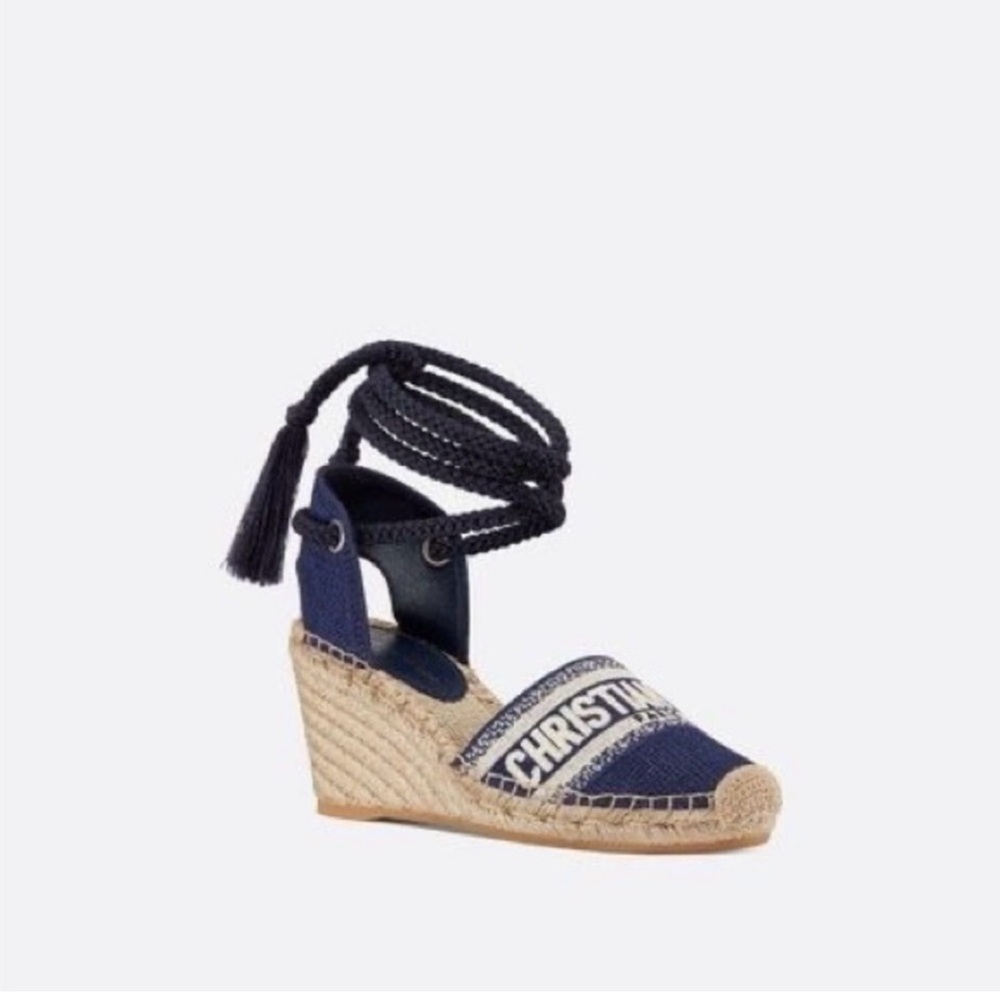 Christian Dior Espadrille Wedge
